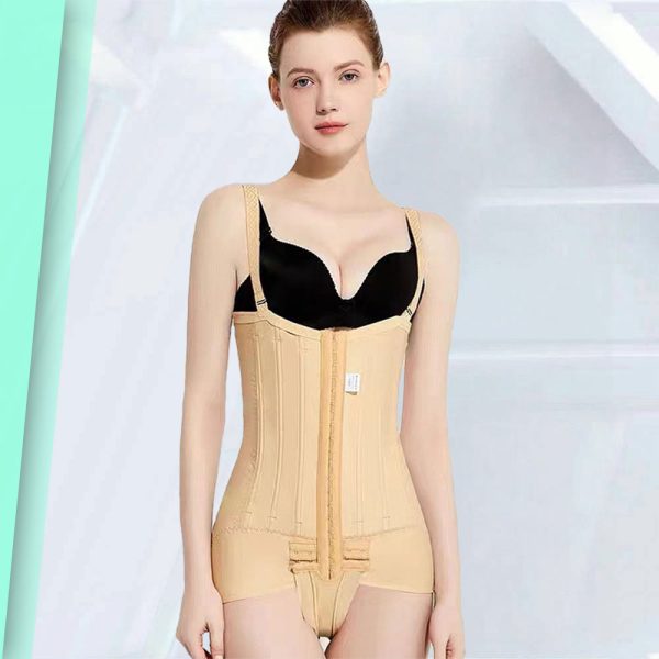 Stage 1 Waist & Tummy Liposuction Surgery Recovery Compression Cincher